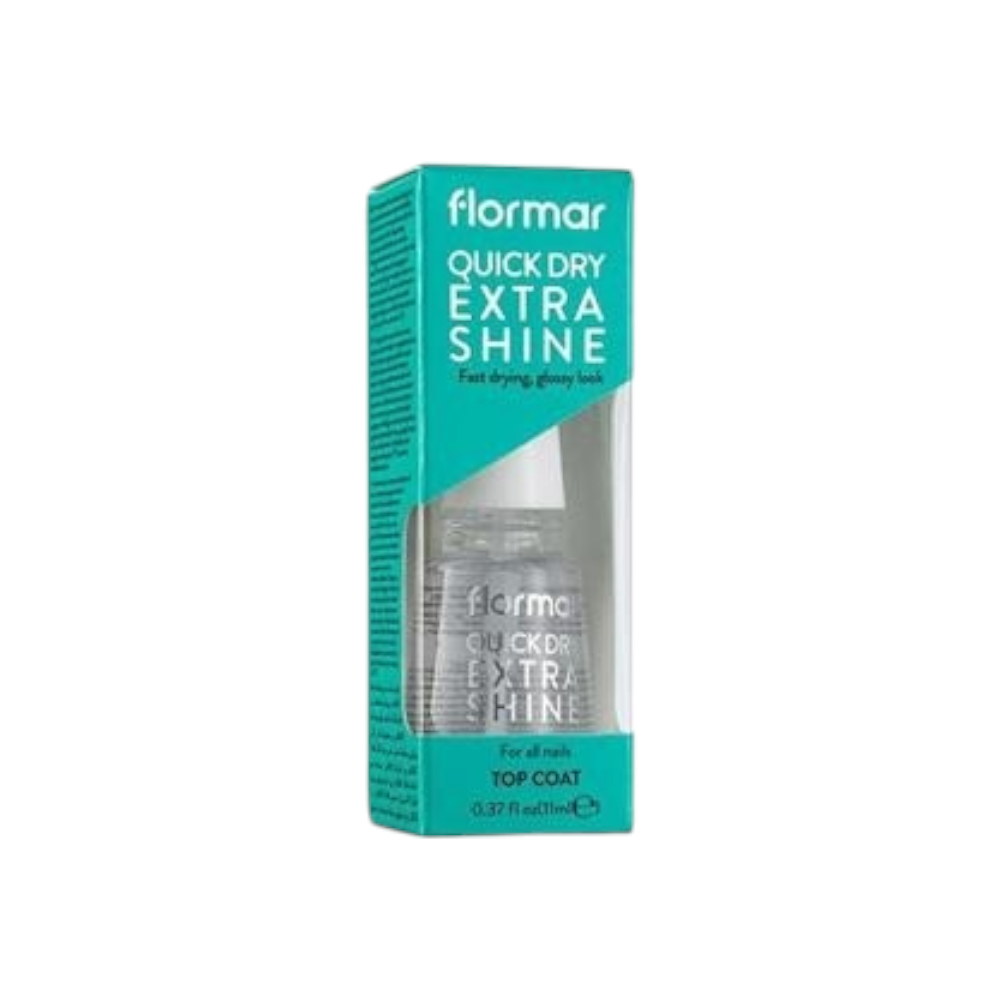 فلورمار كوييك دراي إكسترا شاين طبقة علوية لتسريع جفاف طلاء الأظافر - 11 مل