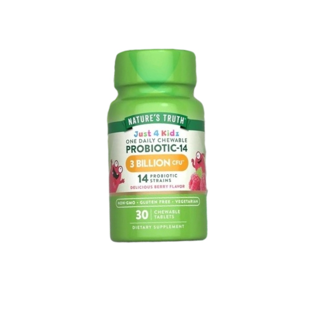 ناتشرز تروث بروبيوتيك - 14 3 مليار فرنك سويسري مكمل غذائي مصمم لدعم صحة الجهاز الهضمي والمناعة - 30 قرص