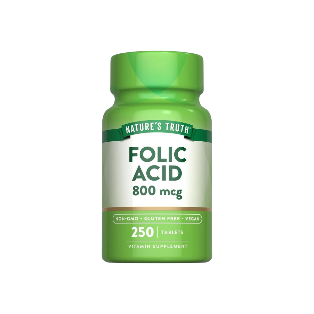 ناتشرز تروث حمض الفوليك 800 ميكروجرام مكمل غذائي مصمم لدعم صحة الحوامل - 250 قرص