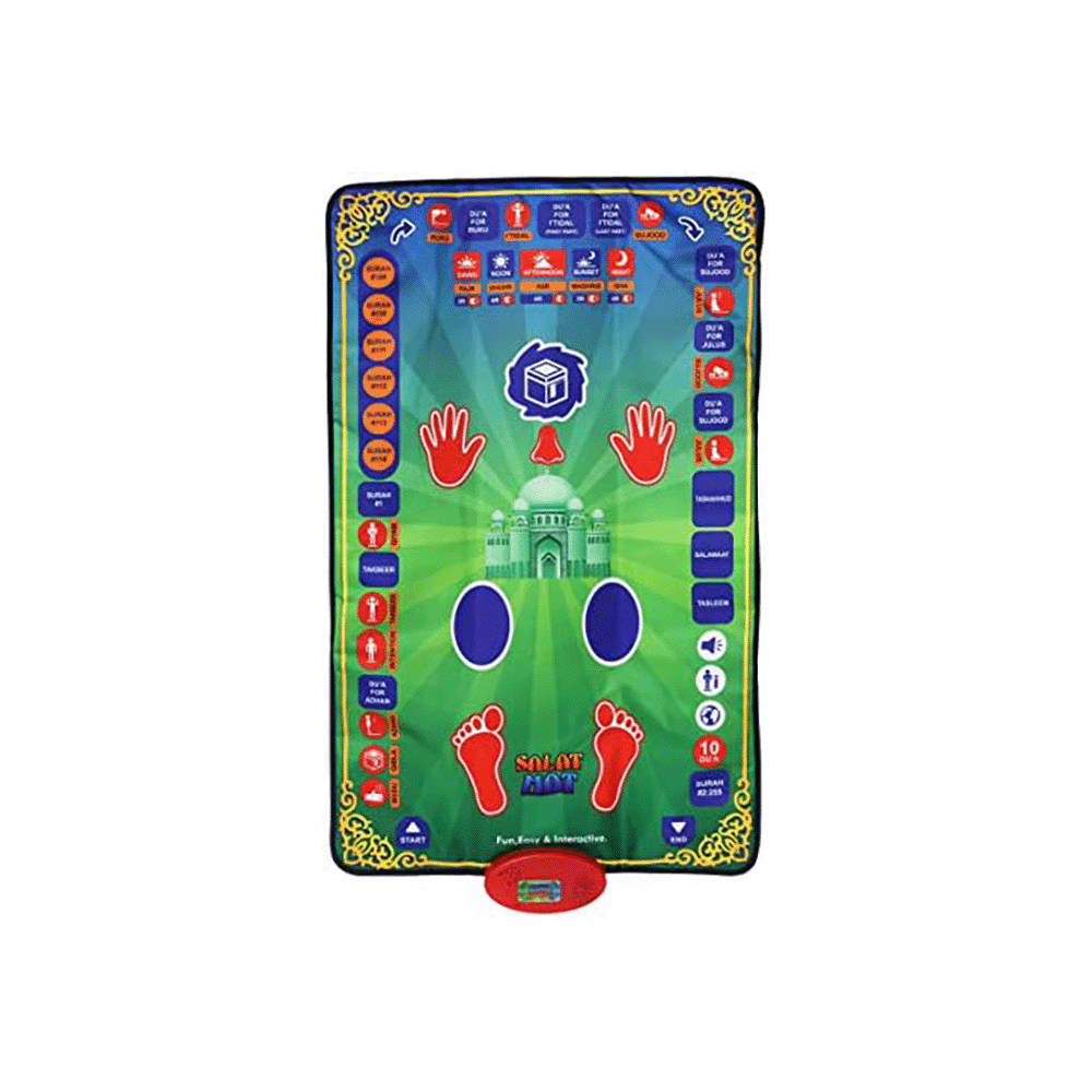 سجادة صلاة تعليمية للأطفال بمؤثرات ضوئية - متعددة الألوان