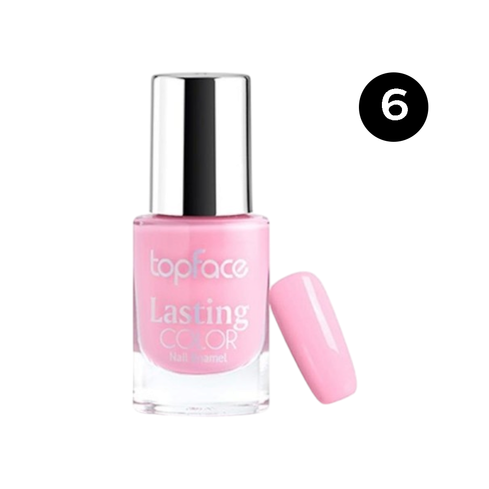 توب فيس طلاء أظافر لاستنق كولور - زهري