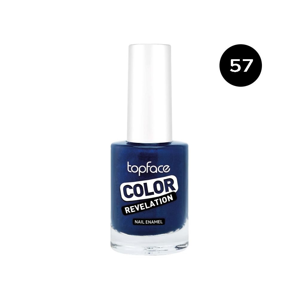 توب فيس طلاء أظافر كولور رفليشين - كحلي