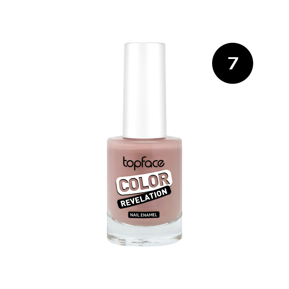 توب فيس طلاء أظافر كولور رفليشين - بيج