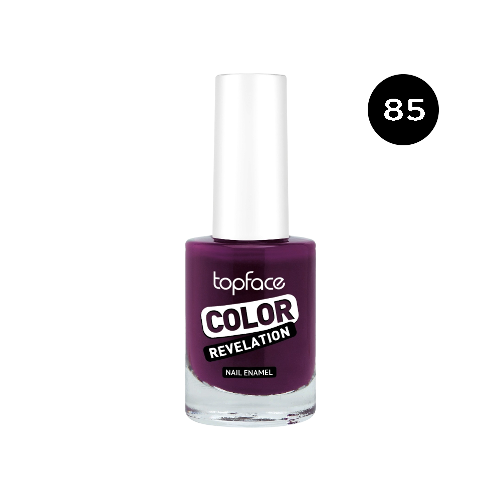 توب فيس طلاء أظافر كولور رفليشين - بنفسجي