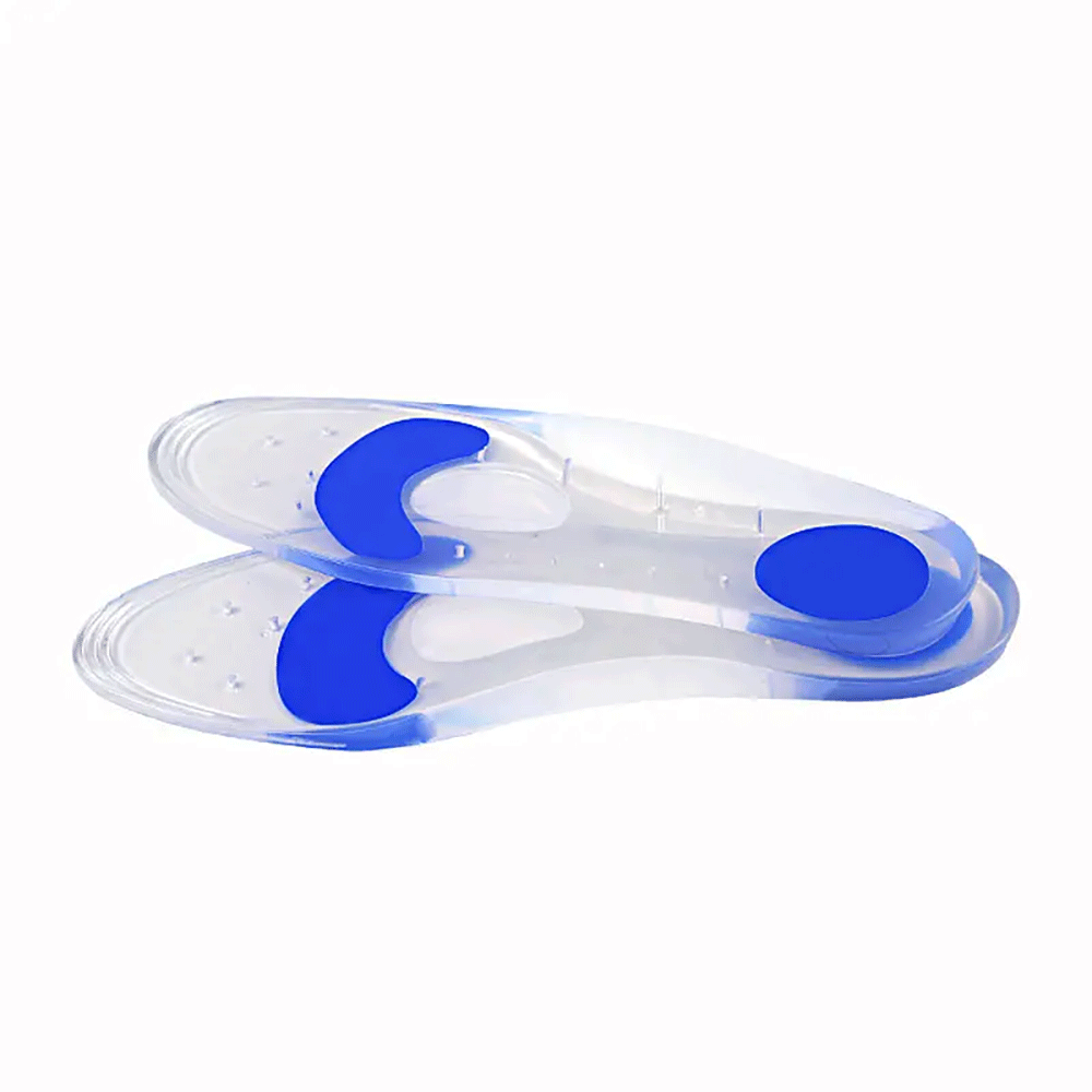 اسبشيب بطانة قدم داخلية من السيليكون لدعم قوس القدم - شفافة