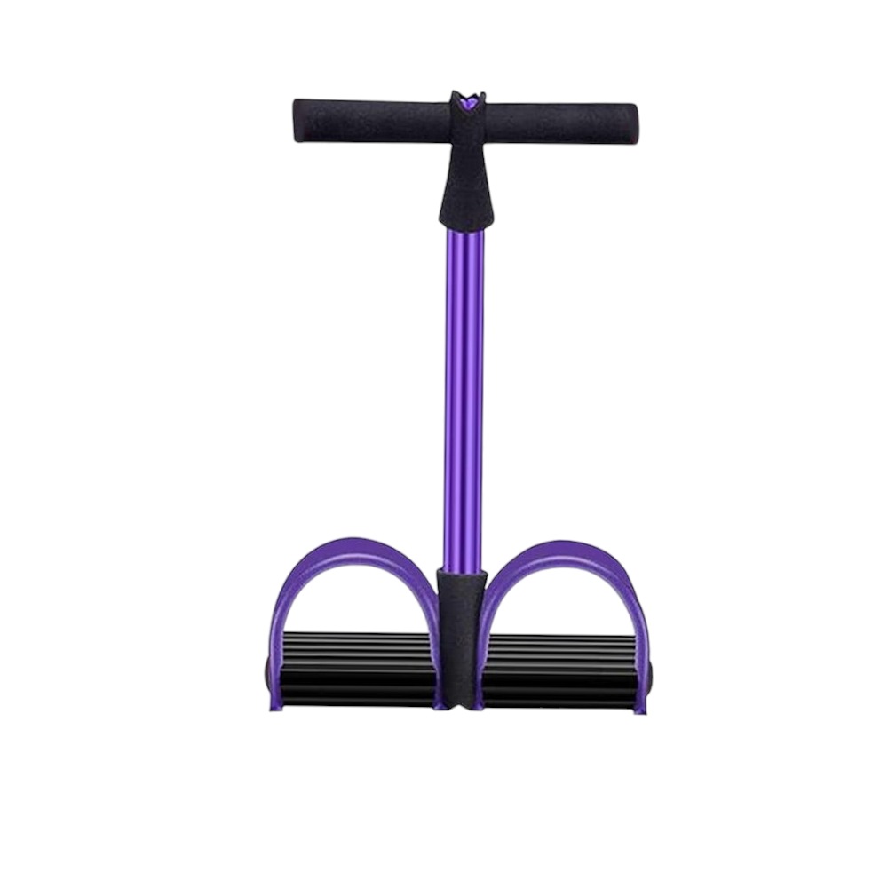 نوفر حبل شد مرن لتمارين الجلوس بـ 6 أو 4 أنابيب - أسود