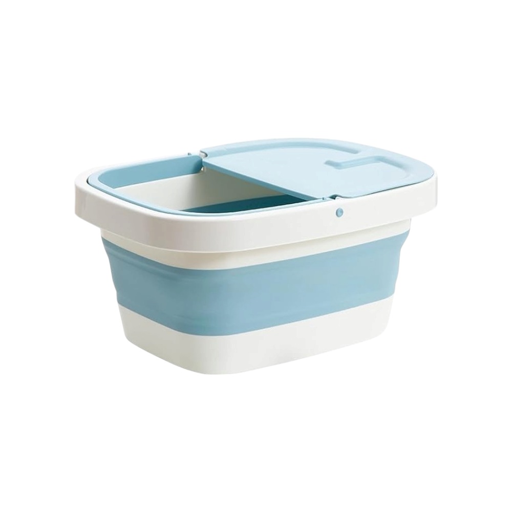 يميلي حوض نقع القدم القابل للطي 18 وات - اخضر