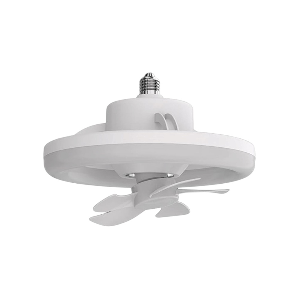 كوبتافا مصباح مروحة  3 سرعات ودوران 360 درجة مع جهاز تحكم عن بعد 50 وات - أبيض