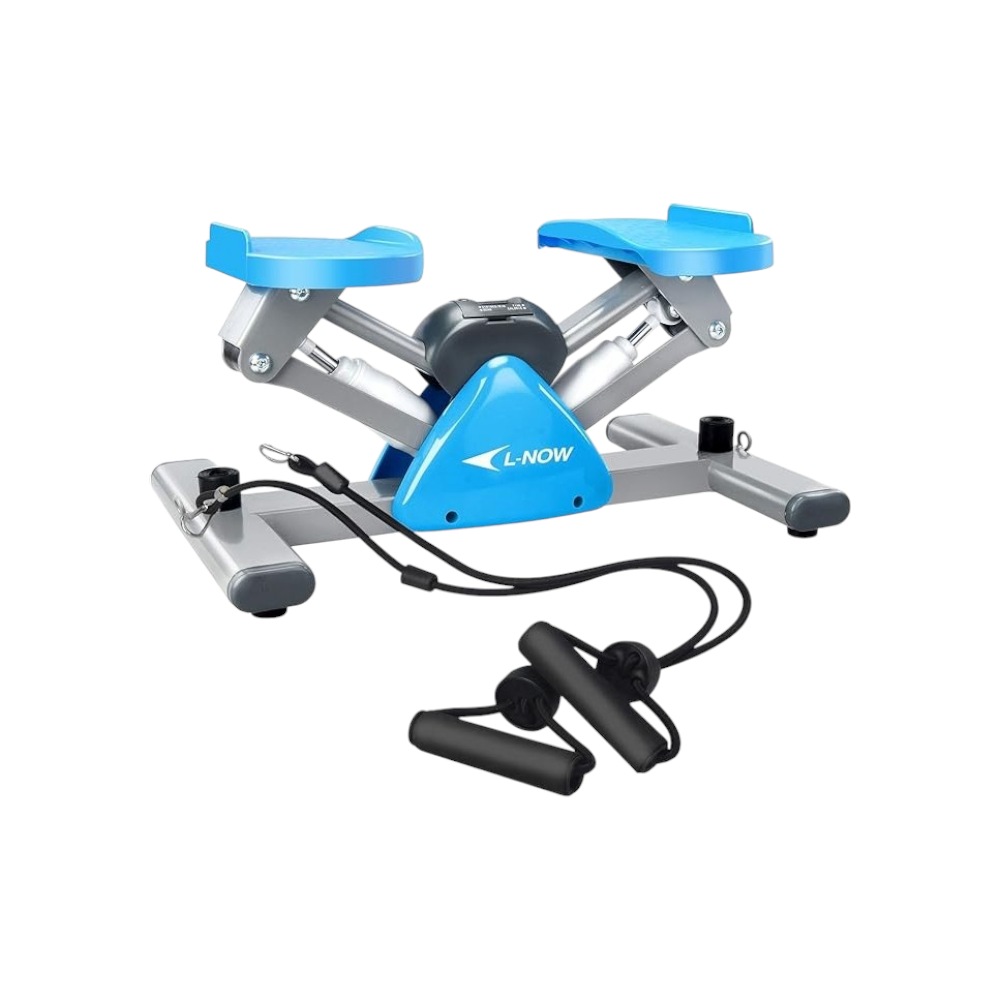 ال ناو جهاز تمرين الدرج مع أحزمة مقاومة وشاشة LCD - متعدد الألوان