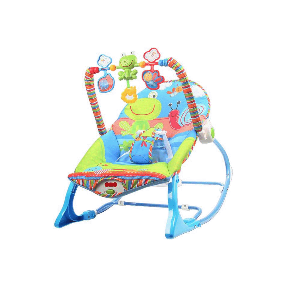 ريلاكس آسي كرسي هزاز كهربائي للأطفال مع موسيقى وألعاب - متعدد الألوان