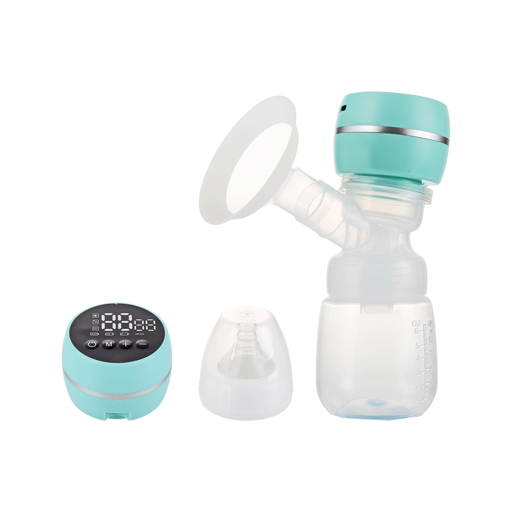 كيو تو جهاز شفاط حليب كهربائي قابل لإعادة الشحن بثلاث وضعيات للشفط والتحفيز والمساج - 5 قطع