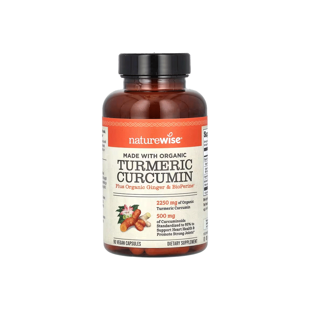 ناتشر وايس مكمل غذائي كركمين 2250 ملغ - 90 كبسولة 