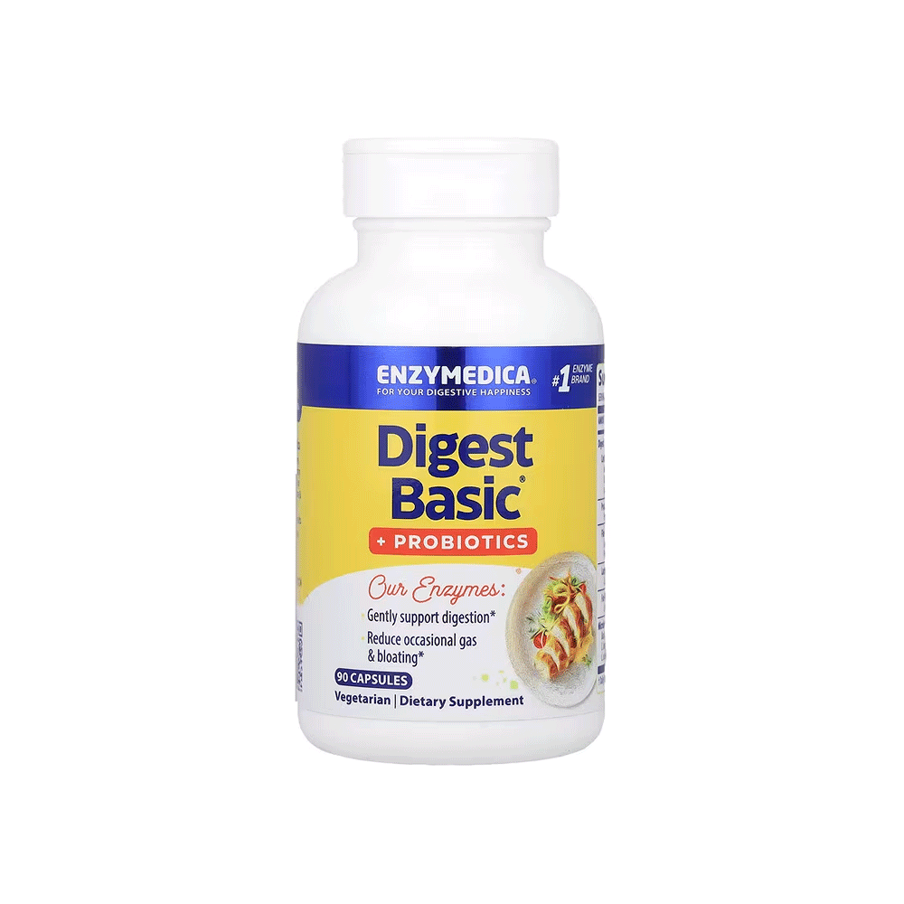 انزيميدكا انزيمات اساسية لدعم الهضم - أبيض