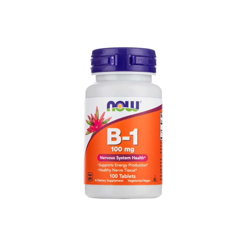 ناو مكمل غذائي  بي 1 قوة 100 ملغ - 100 قرص