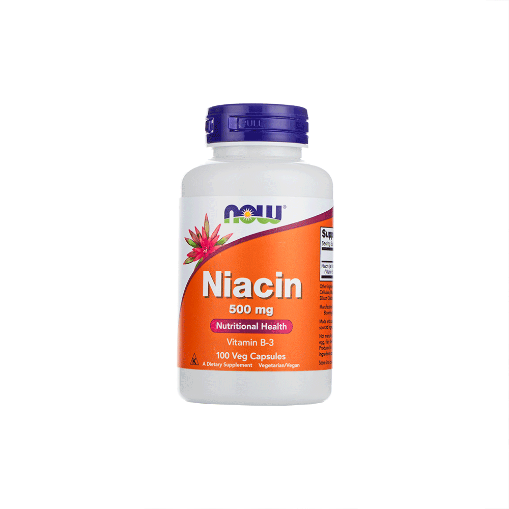 ناو فيتامينات نياسين ضروري للصحة الجيدة - 100 كبسولة نباتية
