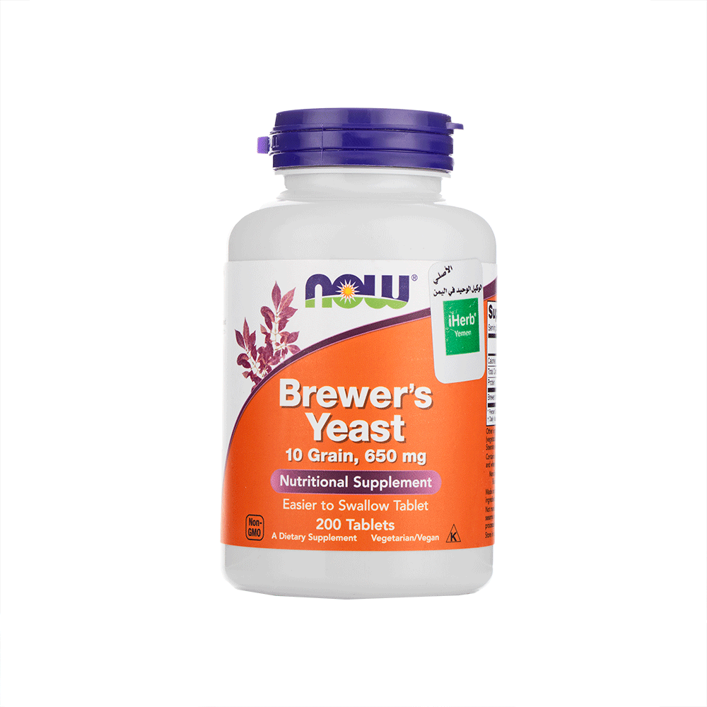 ناو مكمل غذائي خميرة برويرز - 200 قرص