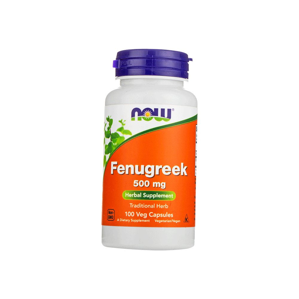 ناو كبسولات نباتية من الحلبة 500 ملجم - 100 كبسولة