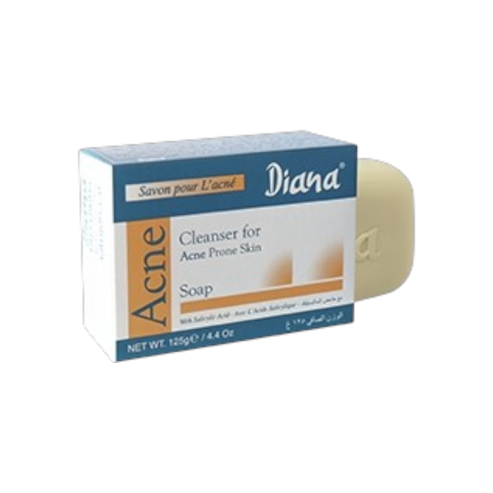 ديانا صابون  حمض الساليسيلك للبشرة المعرضة لحب الشباب - 125 جم 