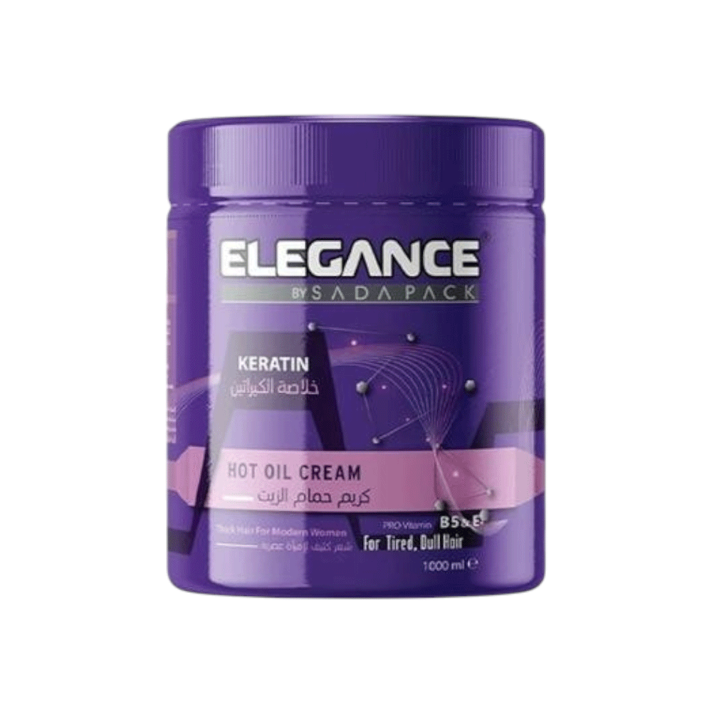 إليجانس كريم حمام زيت بخلاصة الكيراتين للشعر المتعب و الباهت  - 1000 مل 