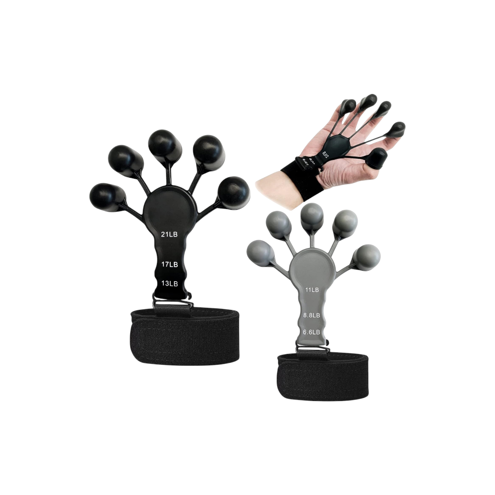 ليسوم أداة مدرب قوة القبضة و الأصابع - أسود