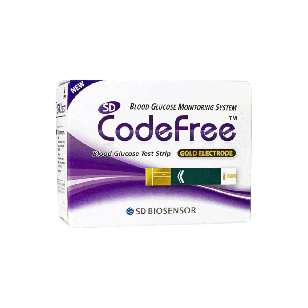 كود فري شرائح قياس نسبة السكر بالدم - 50 شريحة