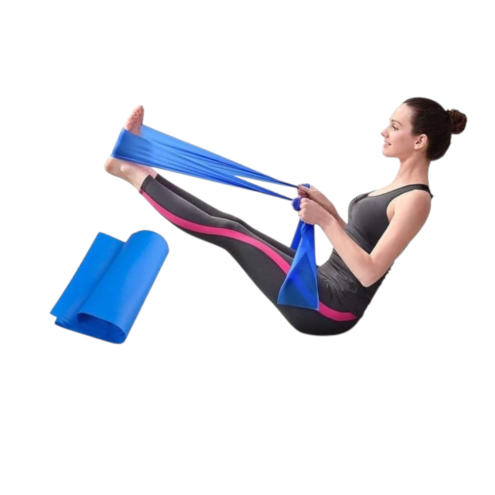 شريط تمارين المقاومة المطاطي للياقة البدنية -  أزرق