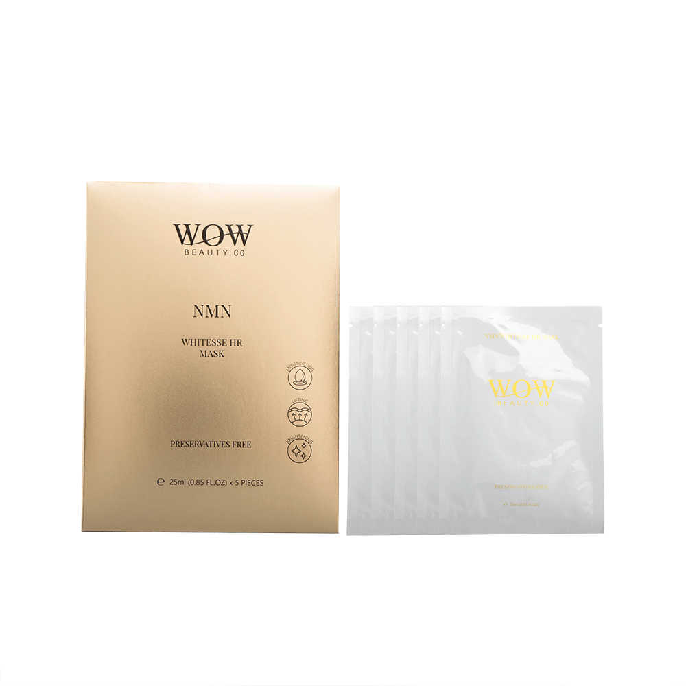 واو قناع ترطيب وشد البشرة وايتس إتش آر 25 مل - 5 قطع