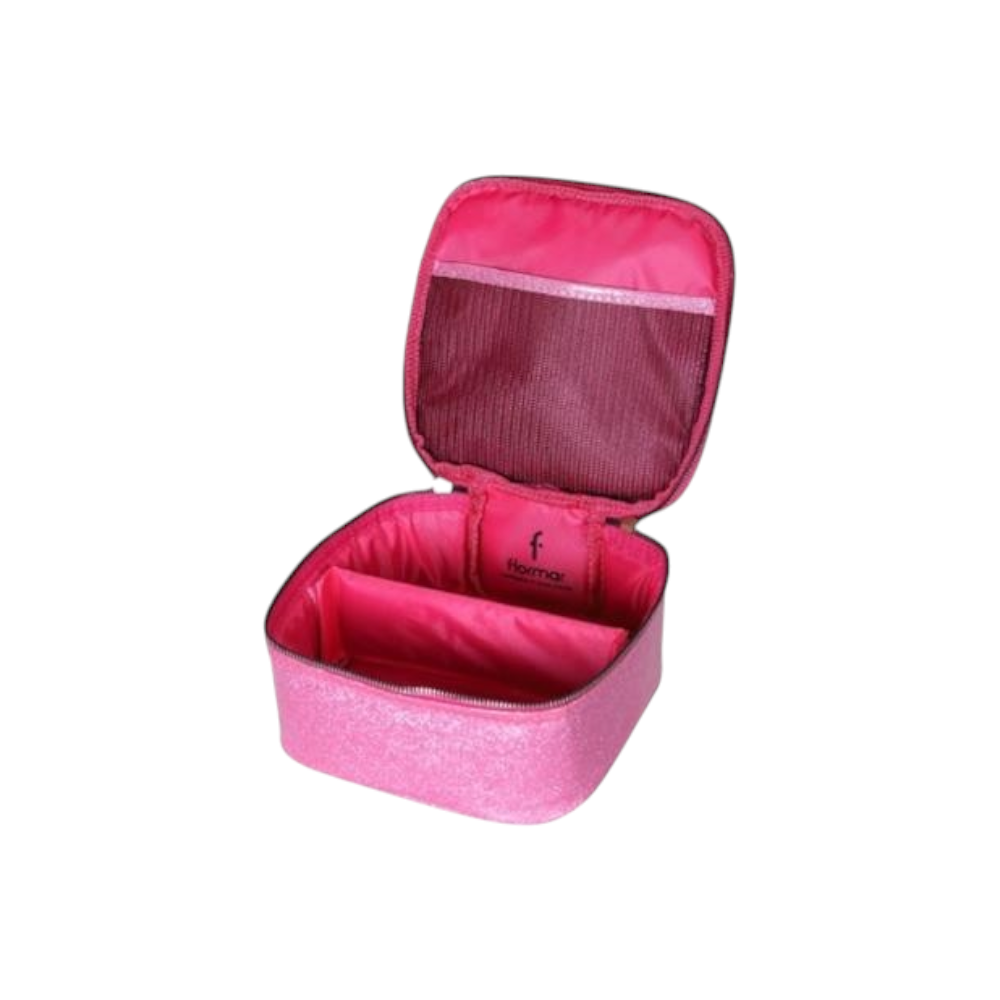 فلورمار حقيبة حفظ وتخزين المكياج - وردي 