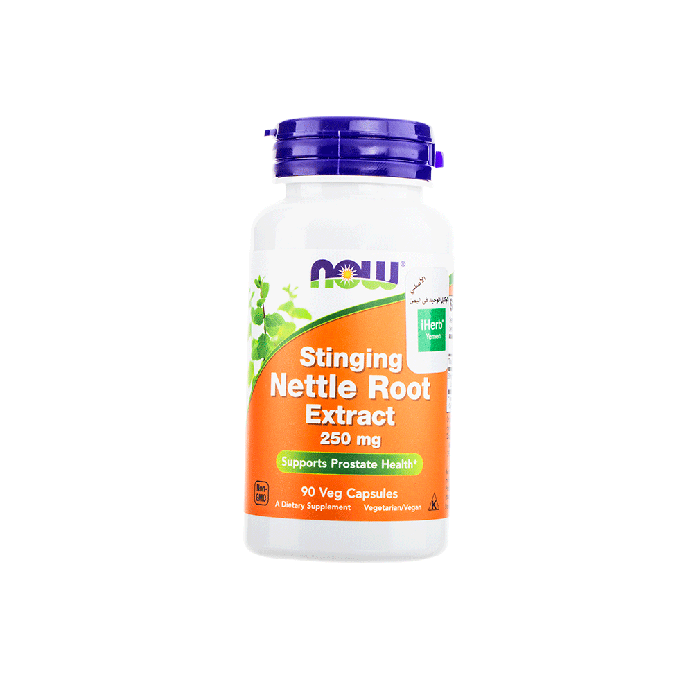 ناو كبسولات مستخلص جذر نبات القراص 250 ملغ مكمل غذائي يدعم صحة البروستاتا - 90 كبسولة نباتية