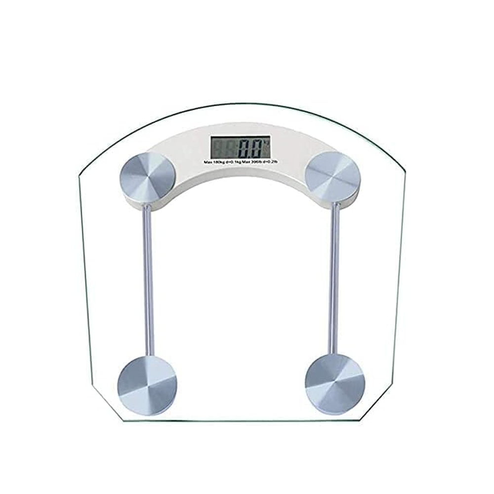 ميزان رقمي زجاجي شفاف 150 كجم