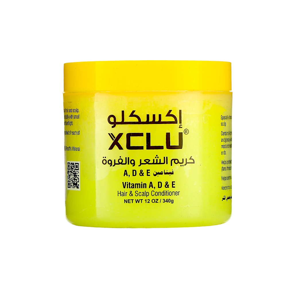 إكسكلو كريم الشعر وفروة الرأس الغني بالفيتامينات - 340 جم