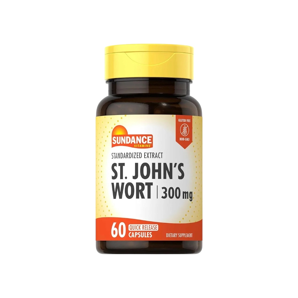 صندانس مكمل عشبي طبيعي مستخلص من عشبة القديس يوحنا جونز ورت 60 كبسولة