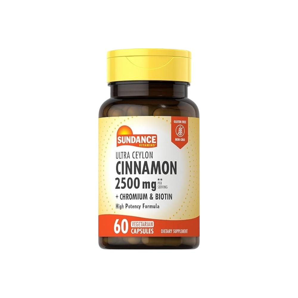 صندانس مكمل غذائي يحتوي على القرفة مع الكروم 2500 ملغ
