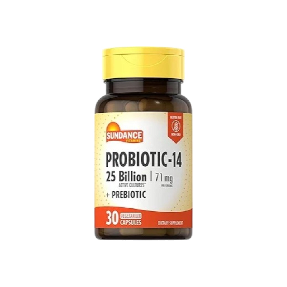 صندانس مكمل غذائي يحتوي على 25 مليار بكتيريا نافعة مع البريبايوتيك