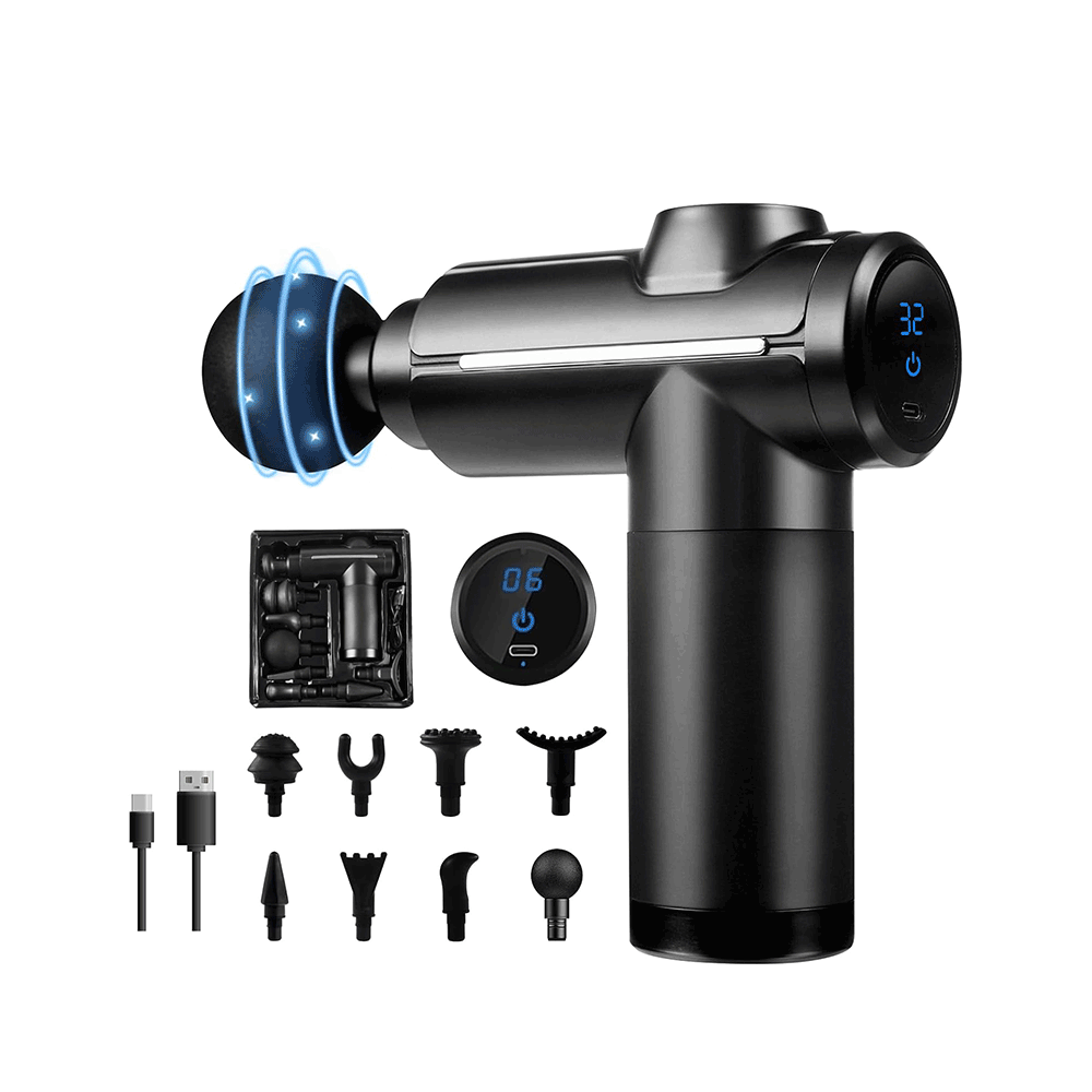  مجموعة اتش في ام تمارين البطن 7 في 1 - أسود