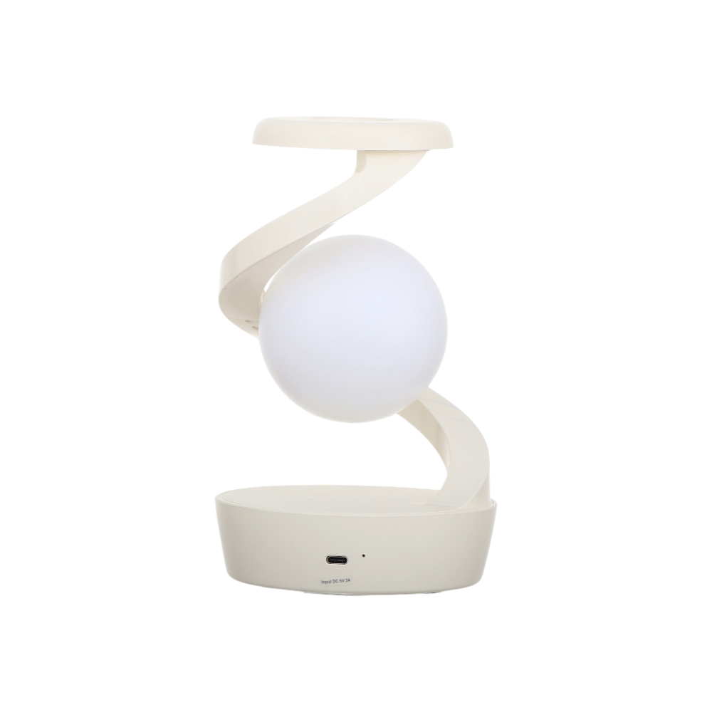 مصباح تعليق دوار بجهد 5 فولت - أبيض