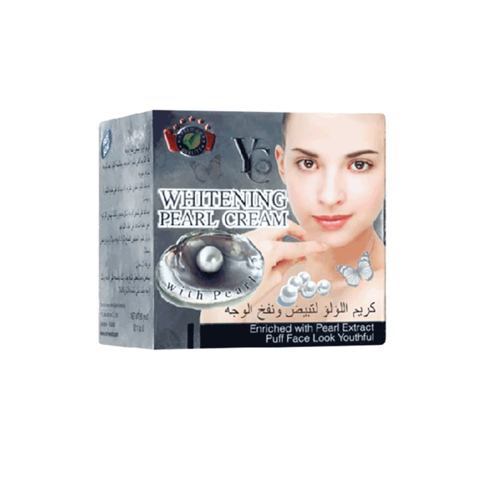 كريم واي سي اللؤلؤ لتبيض ونفخ الوجه غني بمستخلص اللؤلؤ - 60 جرام
