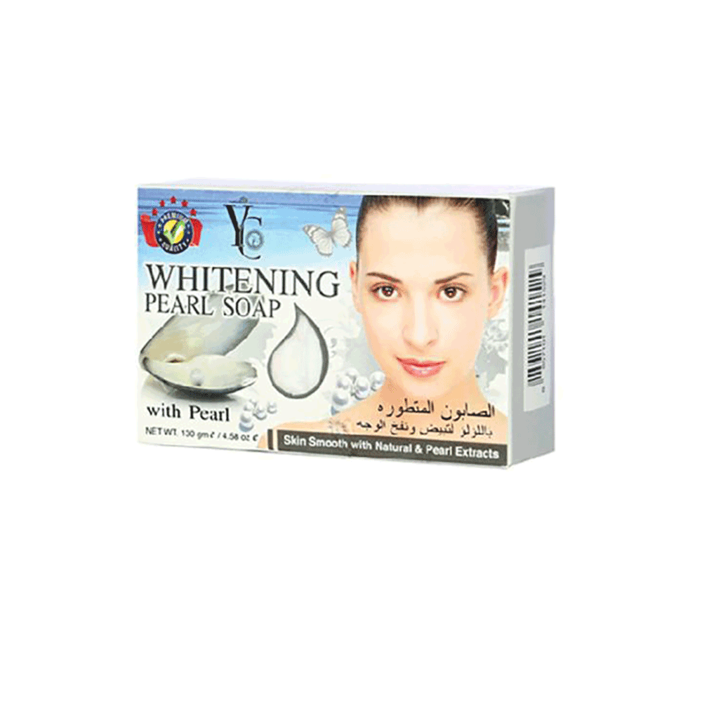 صابون واي سي لتبيض ونفخ الوجه بمستخلصات طبيعية ولؤلؤية - 130 جرام
