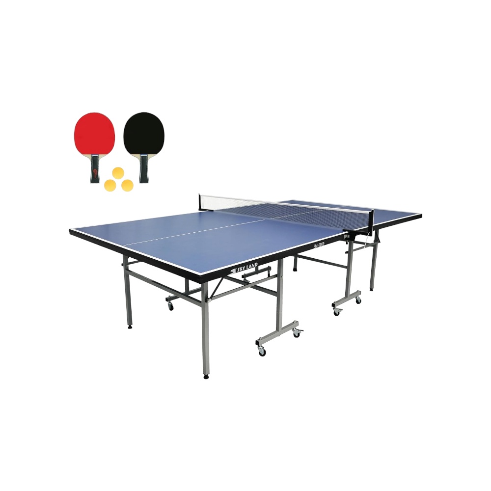  طاولة تنس سكاي لاند مع مضربين و 3 كرات بينج بونج - أزرق