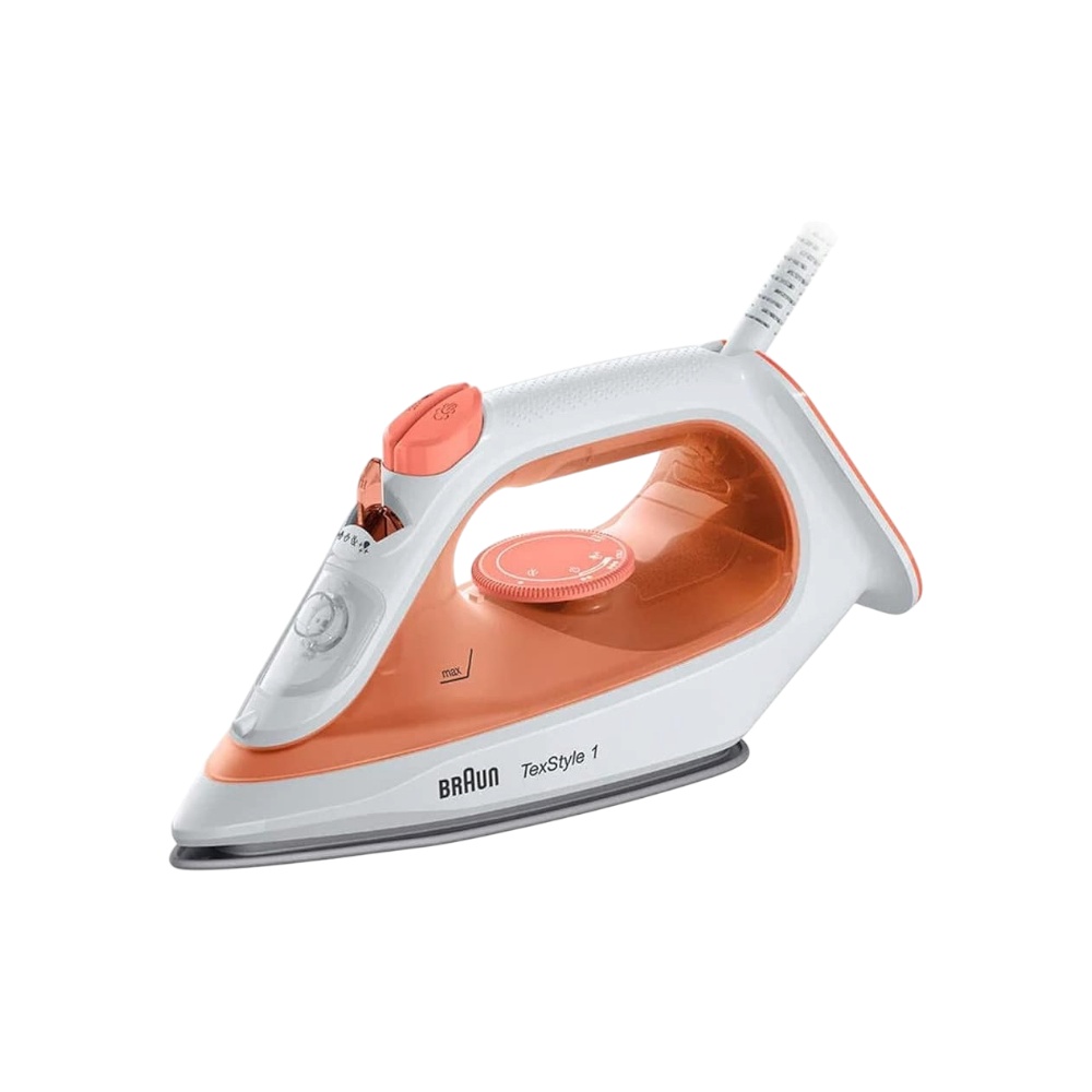 مكواة بخار براون تيكس ستايل 1 بقوة 1900 وات موديل SI 1009 - برتقالي