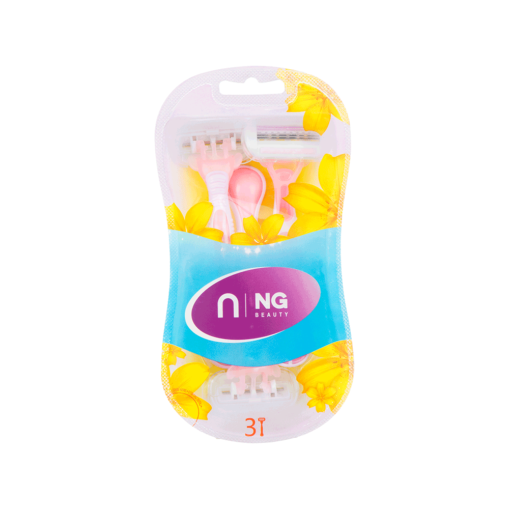 شفرات حلاقة نسائية أن جي بيوتي  موديل SC38 - 3 قطع