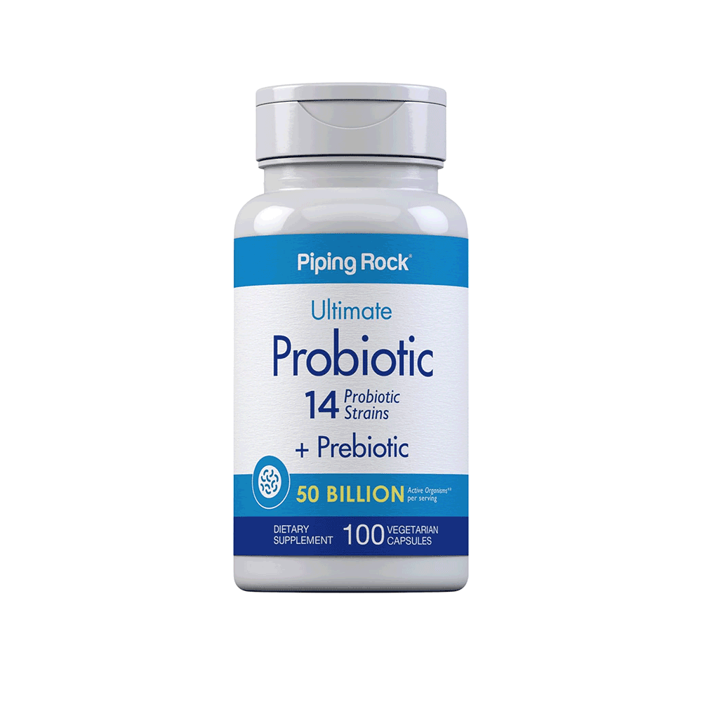 مكمل غذائي بايبينغ روك بروبيوتيك لتوازن الجهاز الهضمي – 100 كبسولة