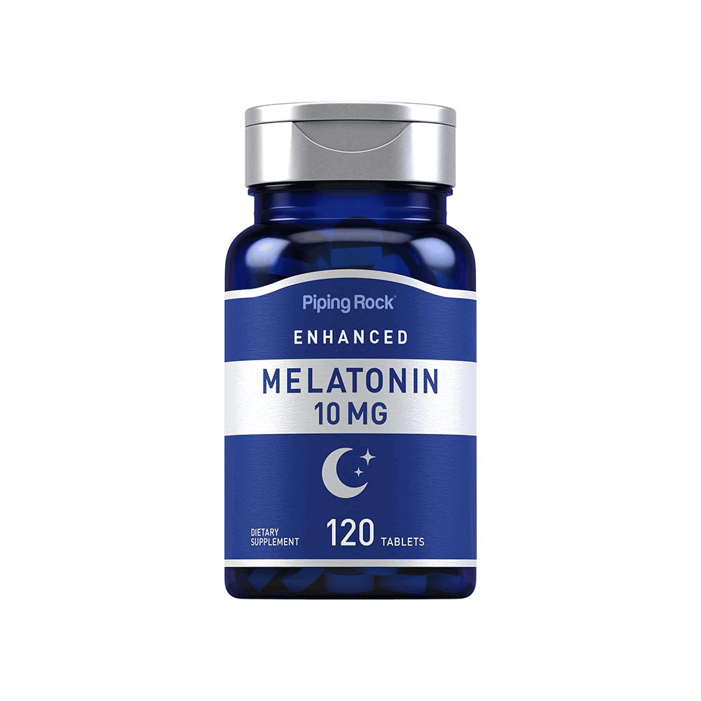 مكمل غذائي بايبينغ روك ميلاتونين للنوم والاسترخاء – 120 قرص