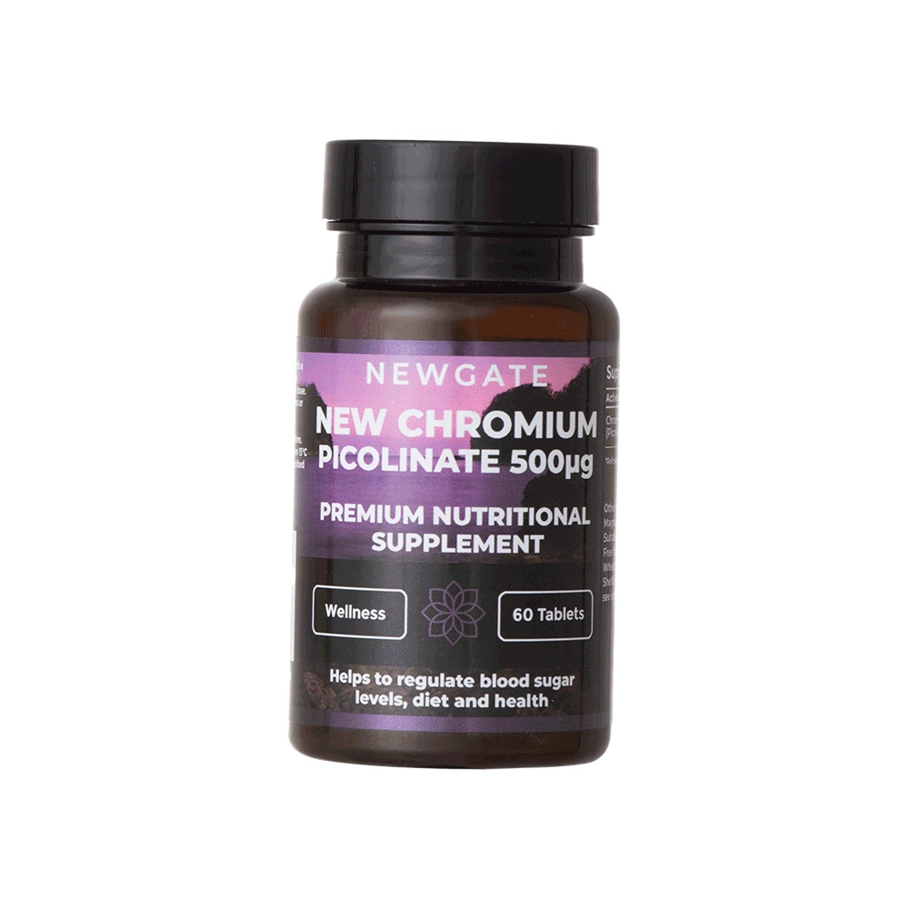 مكمل نيو جيت لتنظيم مستوى السكر في الدم كروميوم بيكولينات 500 ميكروغرام – 60 قرص