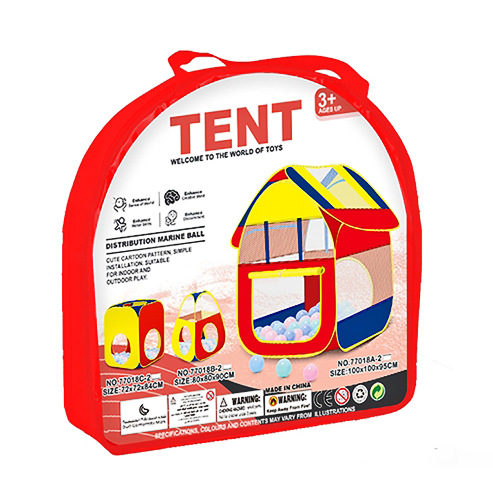 تنت لعبة خيمة أطفال قابلة للطي - 80*80*90 سم
