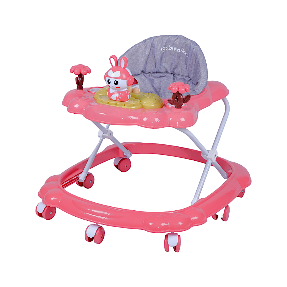 مشاية أطفال بلاستيكية - وردي