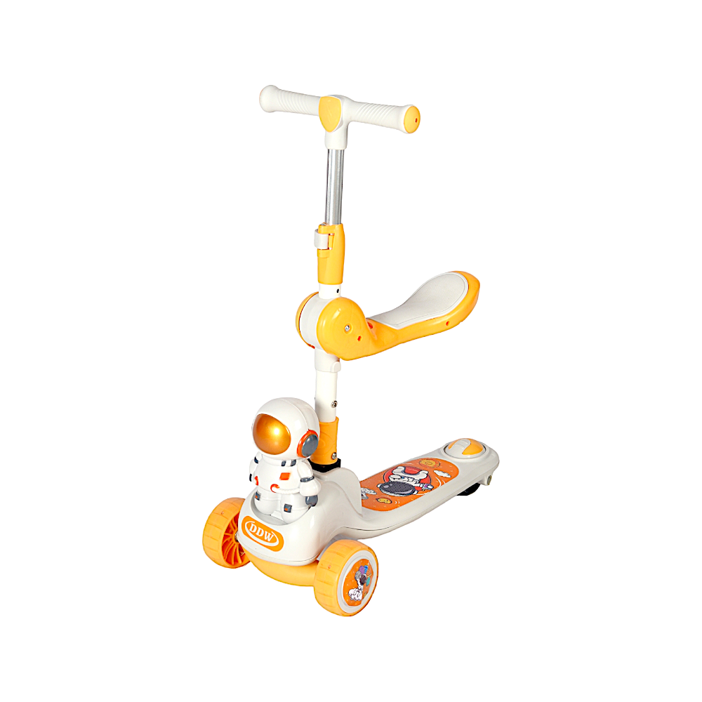 
سكوتر رواد الفضاء للأطفال - وردي