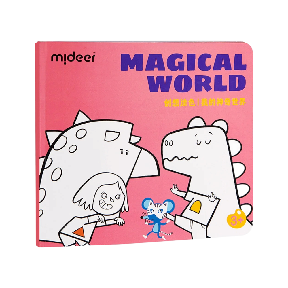 ميدير دفتر تلوين عالم سحري للأطفال - 40 صفحة
