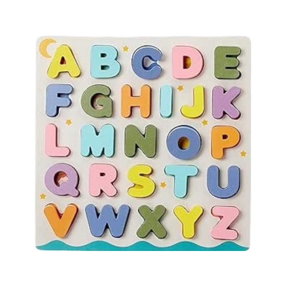 لعبة ألغاز على شكل حروف الأبجدية الإنجليزية - 25 قطعة