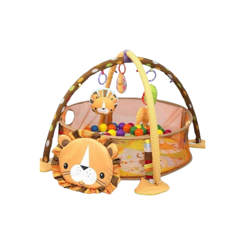 فراش لعب للأطفال مع كرة و ألعاب معلقة بأبعاد ‎61.4 * 52 * 10.8 سم
